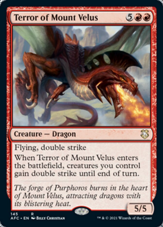 Terror of Mount Velus [Dungeons & Dragons: Adventures in the Forgotten Realms Commander] | Good Games Cannington