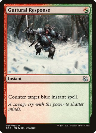 Guttural Response [Duel Decks: Mind vs. Might] | Good Games Cannington