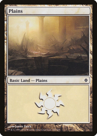 Plains (167) [New Phyrexia] | Good Games Cannington