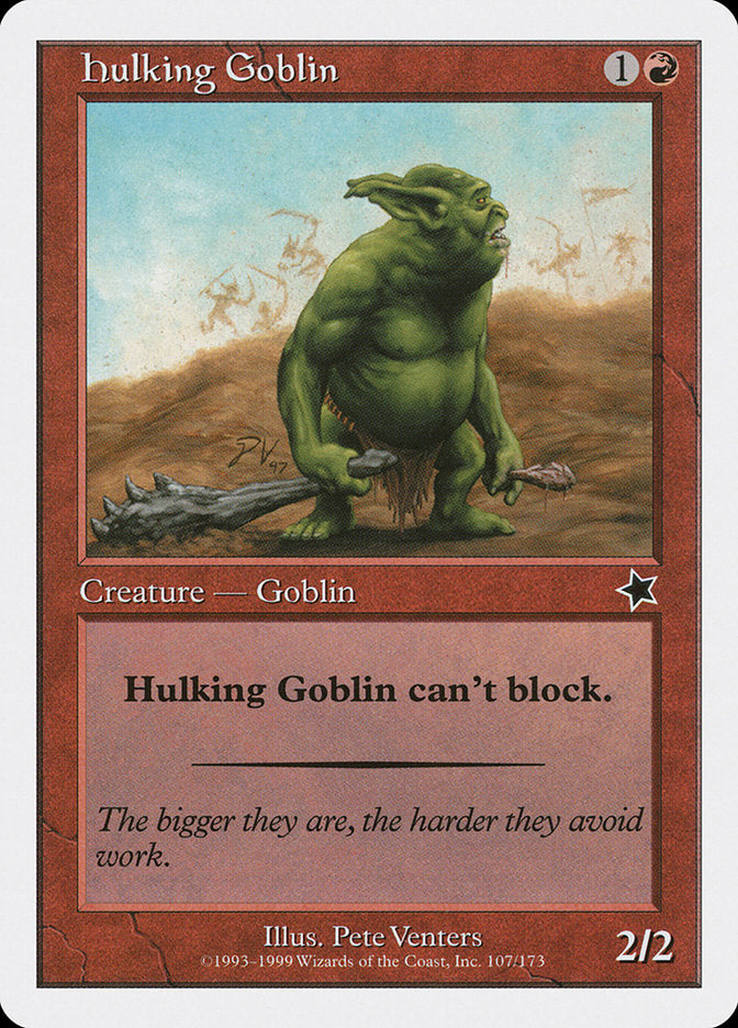 Hulking Goblin [Starter 1999] | Good Games Cannington