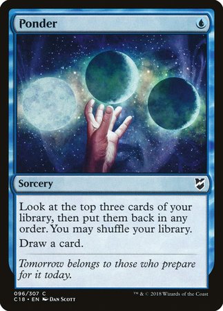Ponder [Commander 2018] | Good Games Cannington