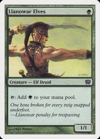 Llanowar Elves [Ninth Edition] | Good Games Cannington