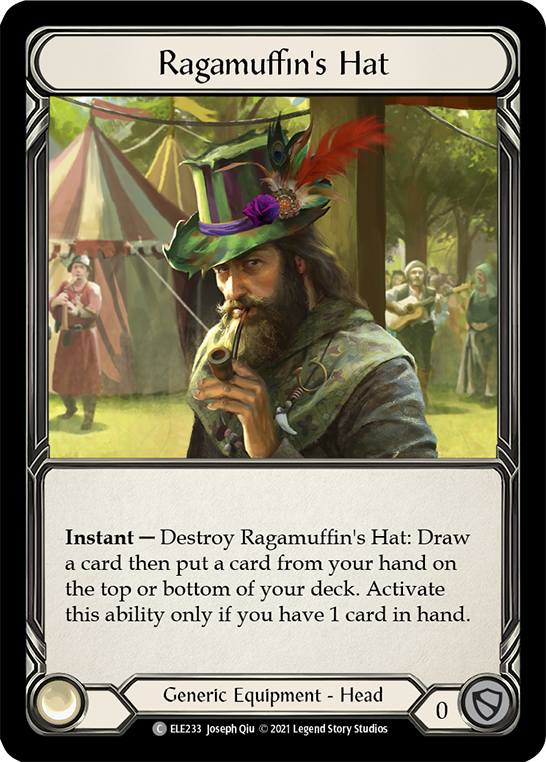 Ragamuffin's Hat [ELE233] (Tales of Aria)  1st Edition Cold Foil | Good Games Cannington