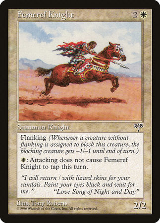Femeref Knight [Mirage] | Good Games Cannington