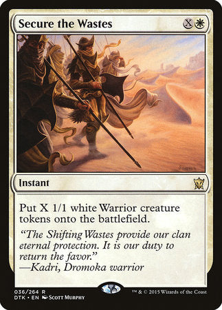 Secure the Wastes [Dragons of Tarkir] | Good Games Cannington