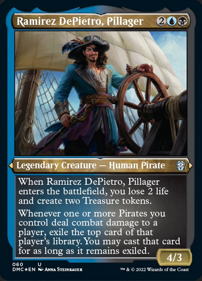 Ramirez DePietro, Pillager (Foil Etched) [Dominaria United Commander] | Good Games Cannington