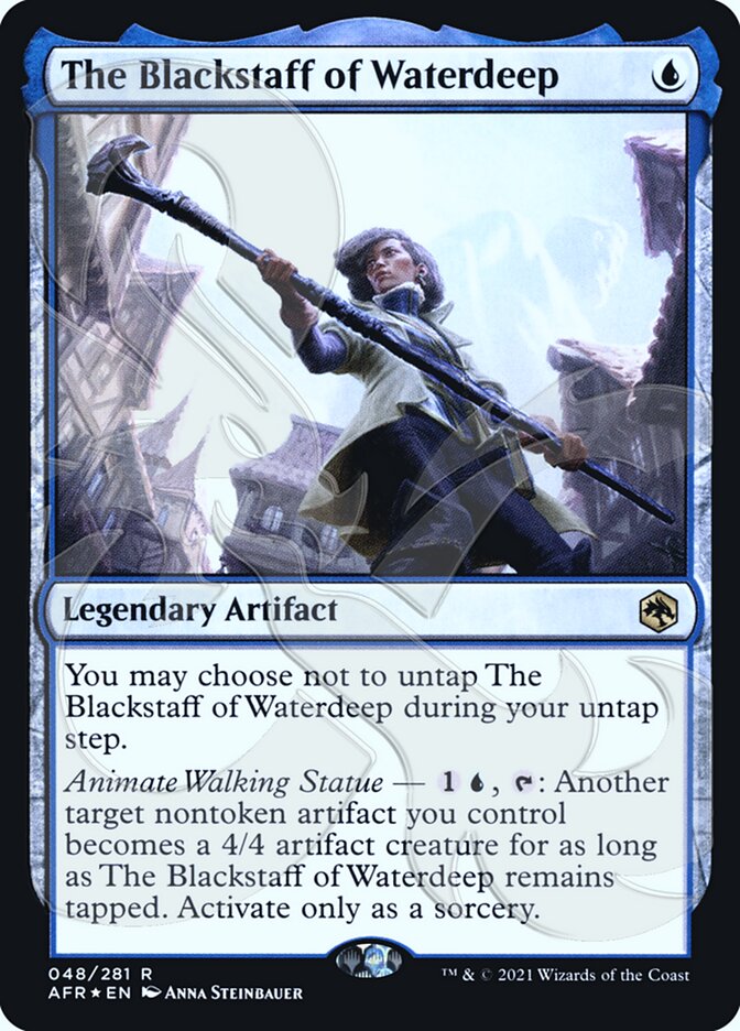 The Blackstaff of Waterdeep (Ampersand Promo) [Dungeons & Dragons: Adventures in the Forgotten Realms Promos] | Good Games Cannington