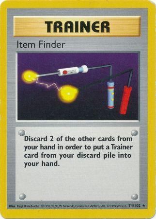 Item Finder (74/102) [Base Set Shadowless Unlimited] | Good Games Cannington