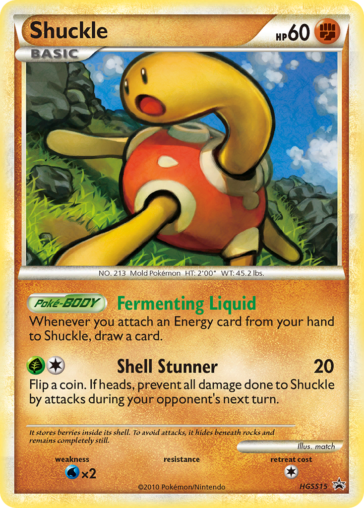 Shuckle (HGSS15) [HeartGold & SoulSilver: Black Star Promos] | Good Games Cannington