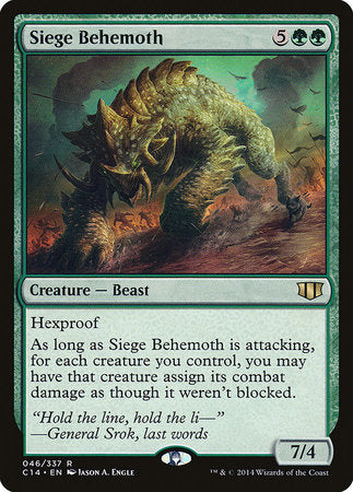 Siege Behemoth [Commander 2014] | Good Games Cannington