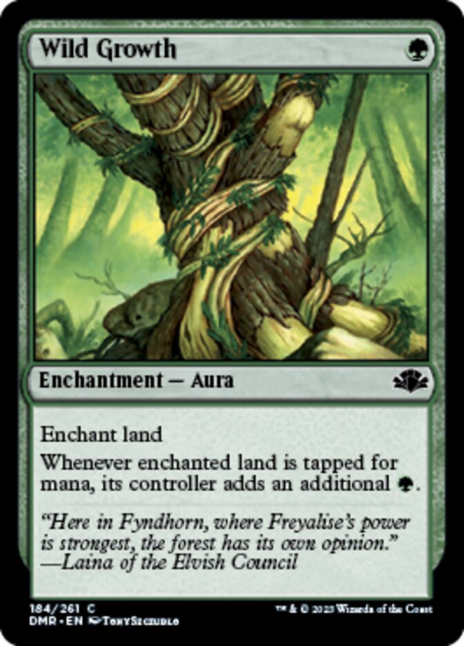 Wild Growth [Dominaria Remastered] | Good Games Cannington