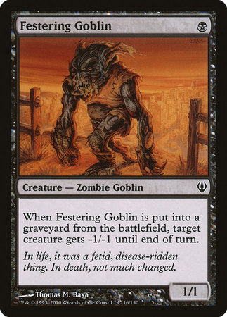 Festering Goblin [Archenemy] | Good Games Cannington