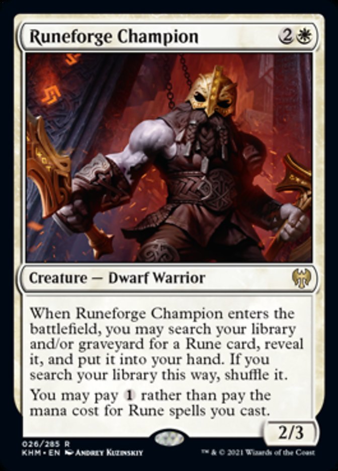 Runeforge Champion [Kaldheim] | Good Games Cannington