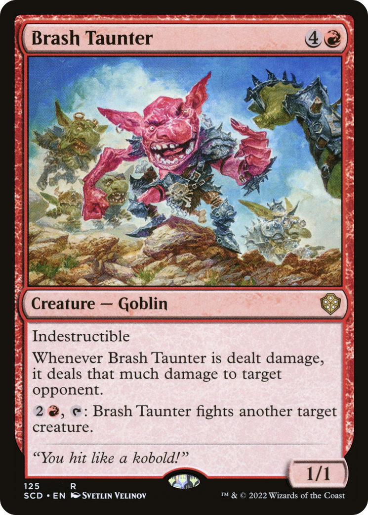 Brash Taunter [Starter Commander Decks] | Good Games Cannington