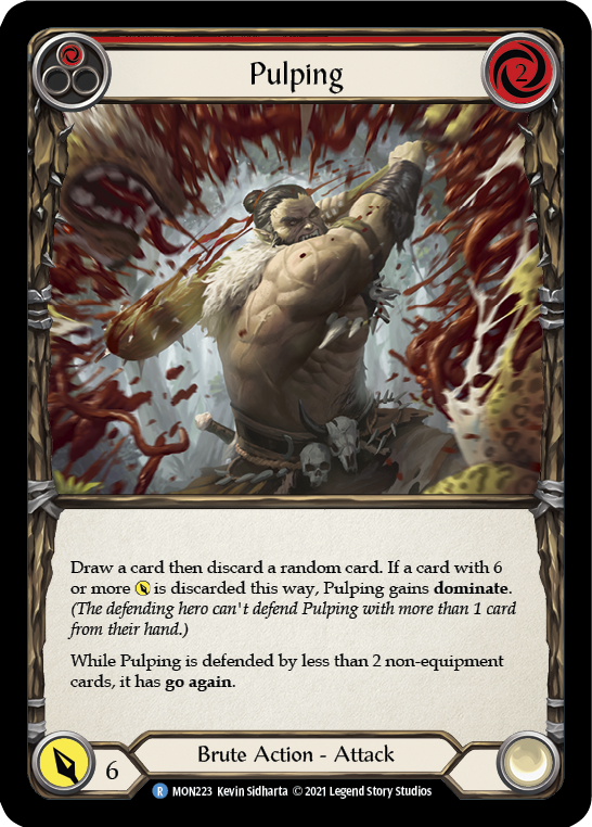 Pulping (Red) [MON223] 1st Edition Normal | Good Games Cannington