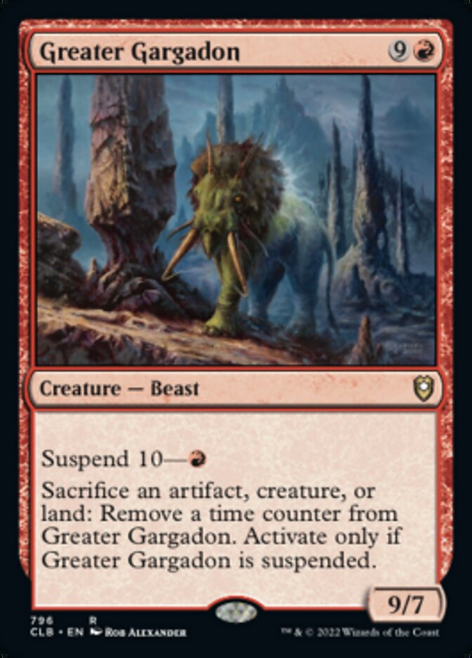 Greater Gargadon [Commander Legends: Battle for Baldur's Gate] | Good Games Cannington