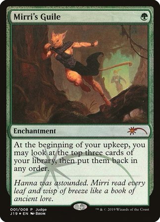 Mirri's Guile [Judge Gift Cards 2019] | Good Games Cannington