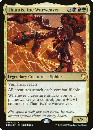 Thantis, the Warweaver [Commander 2018] | Good Games Cannington
