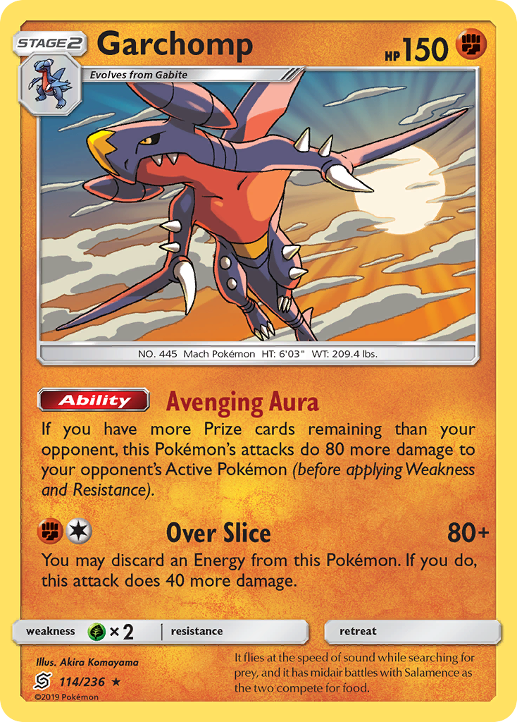 Garchomp (114/236) [Sun & Moon: Unified Minds] | Good Games Cannington