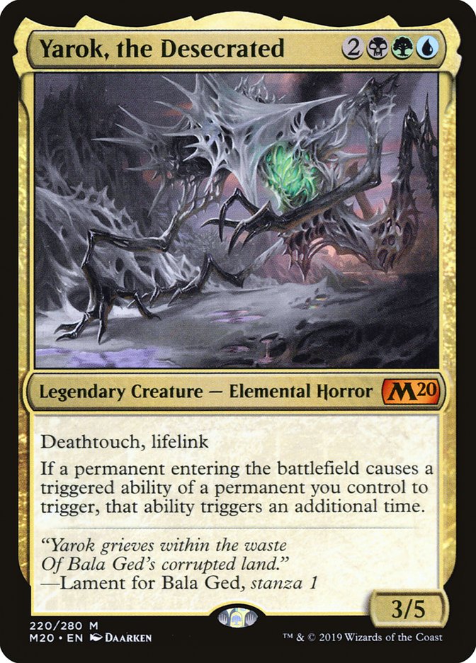 Yarok, the Desecrated [Core Set 2020] | Good Games Cannington