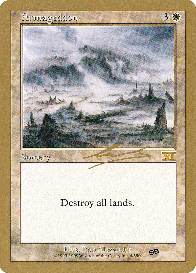 Armageddon (Nicolas Labarre) (SB) [World Championship Decks 2000] | Good Games Cannington