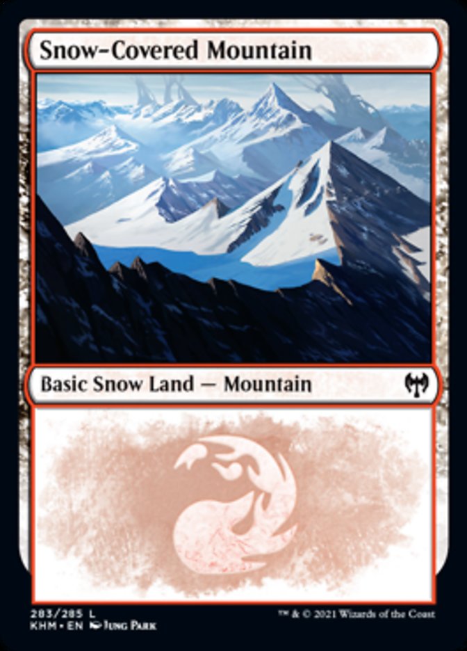 Snow-Covered Mountain (283) [Kaldheim] | Good Games Cannington