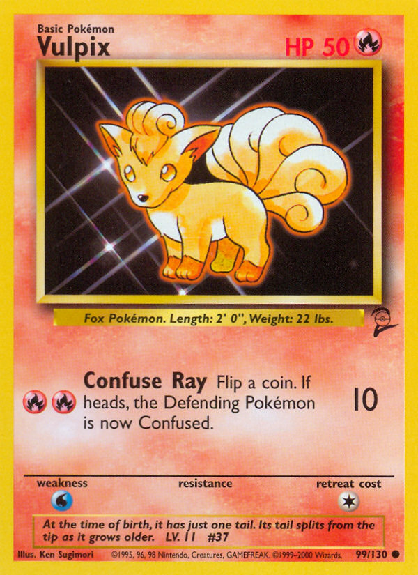 Vulpix (99/130) [Base Set 2] | Good Games Cannington