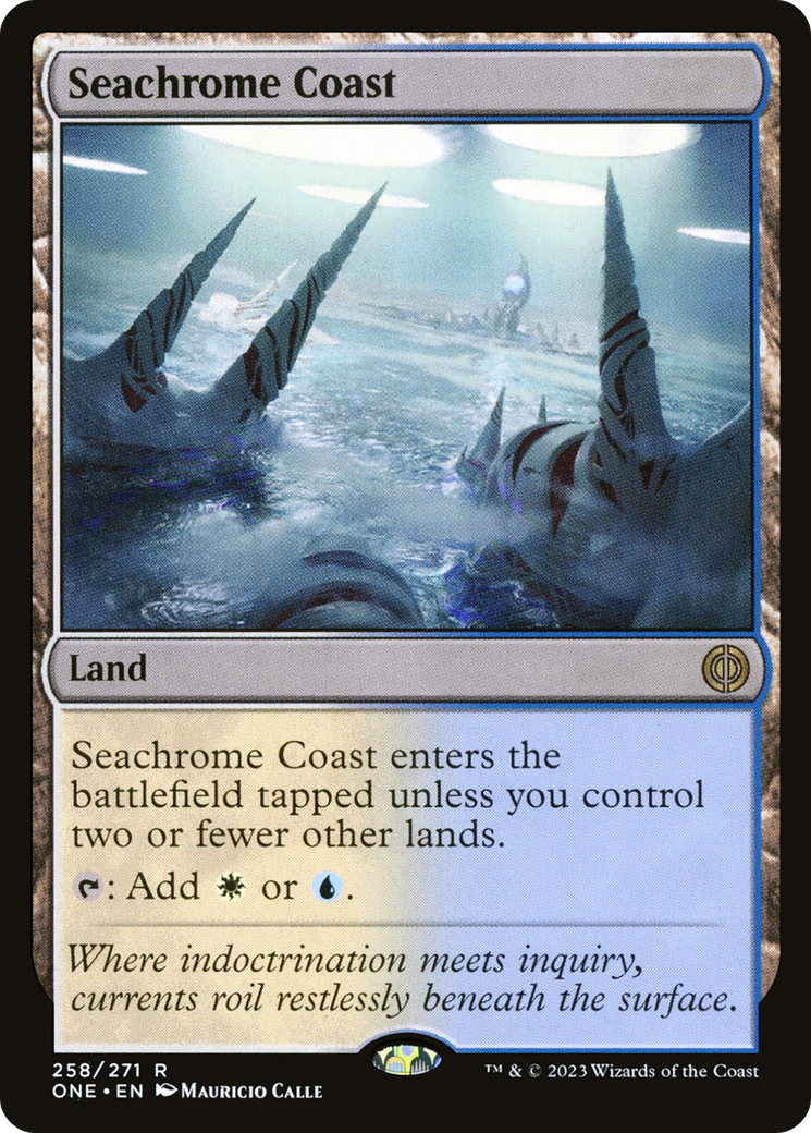 Seachrome Coast [Phyrexia: All Will Be One] | Good Games Cannington