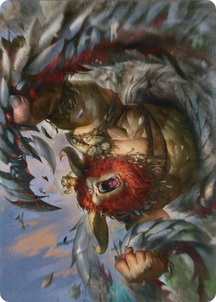 Borborygmos and Fblthp Art Card (42) [March of the Machine Art Series] | Good Games Cannington