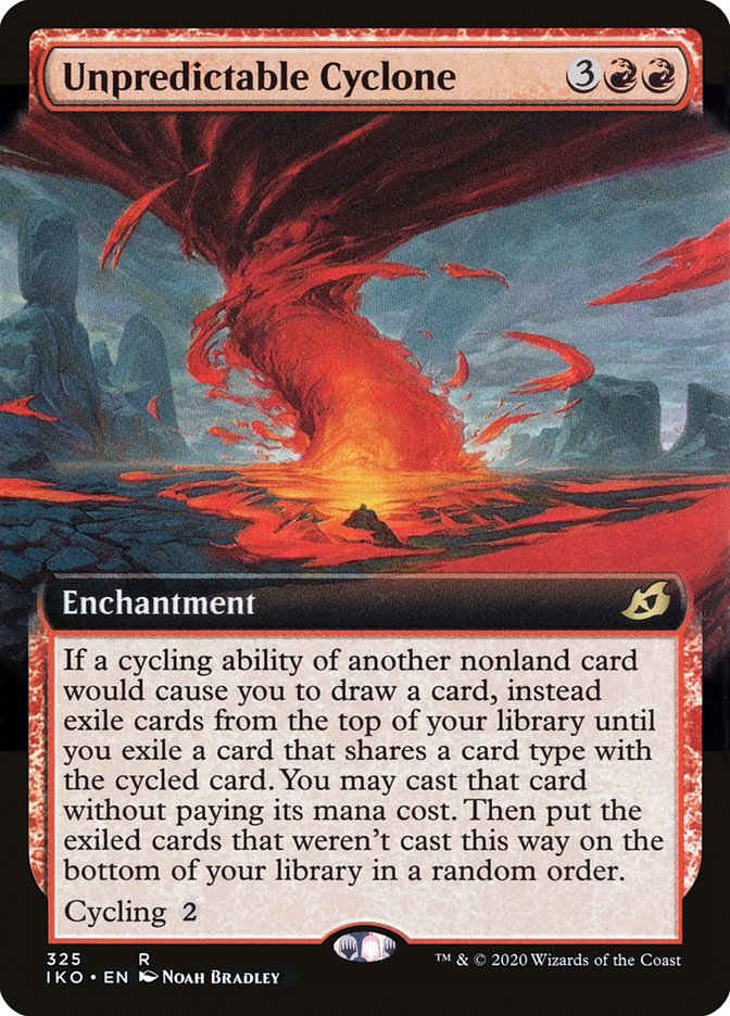 Unpredictable Cyclone (Extended Art) [Ikoria: Lair of Behemoths] | Good Games Cannington