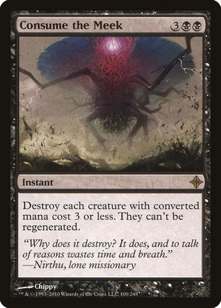 Consume the Meek [Rise of the Eldrazi] | Good Games Cannington