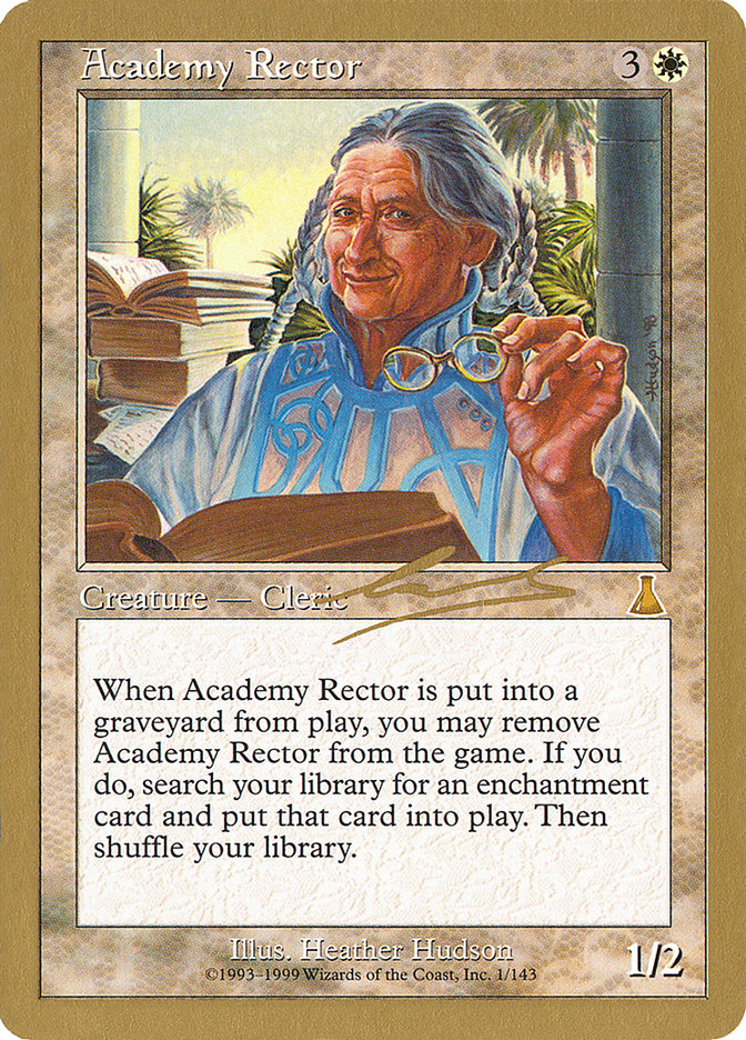Academy Rector (Nicolas Labarre) [World Championship Decks 2000] | Good Games Cannington