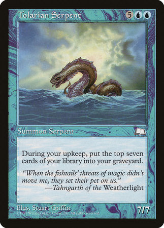 Tolarian Serpent [Weatherlight] | Good Games Cannington