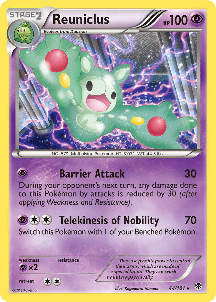 Reuniclus (44/101) [Black & White: Plasma Blast] | Good Games Cannington