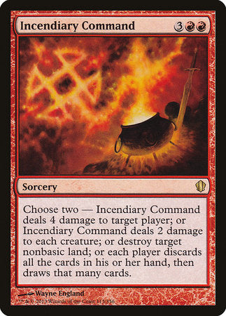 Incendiary Command [Commander 2013] | Good Games Cannington
