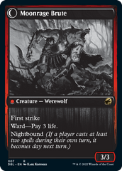 Brutal Cathar // Moonrage Brute [Innistrad: Double Feature] | Good Games Cannington