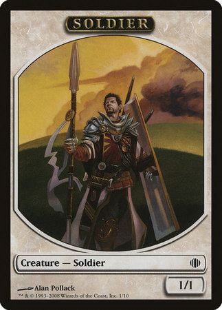 Soldier Token [Shards of Alara Tokens] | Good Games Cannington