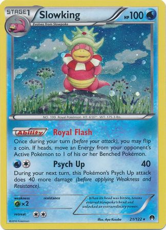 Slowking (21/122) (Cosmos Holo) [XY: BREAKpoint] | Good Games Cannington