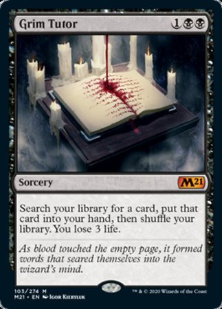 Grim Tutor [Core Set 2021] | Good Games Cannington
