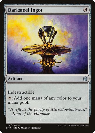Darksteel Ingot [Commander Anthology] | Good Games Cannington