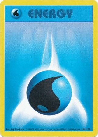 Water Energy (102/102) [Base Set Shadowless Unlimited] | Good Games Cannington