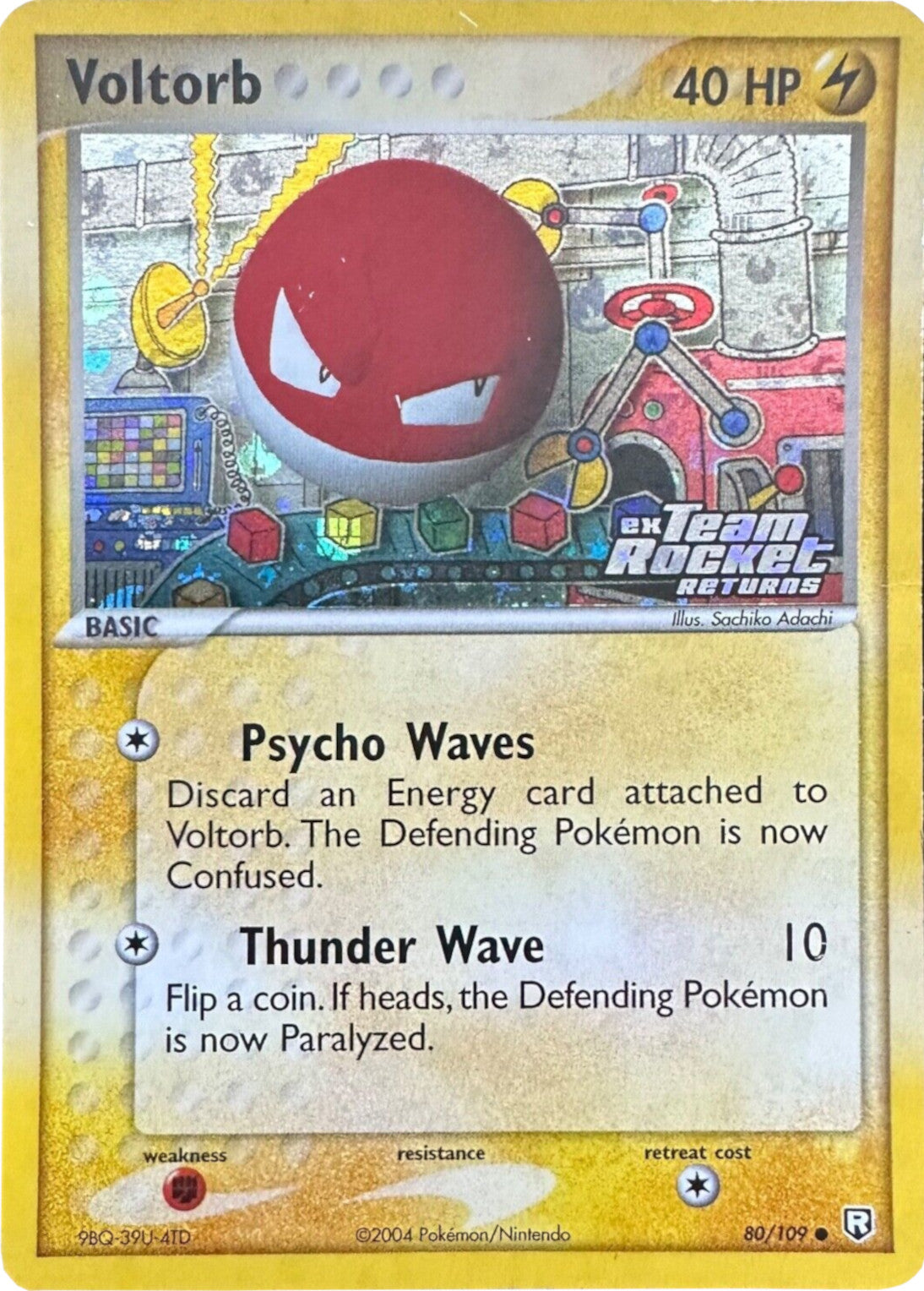 Voltorb (80/109) (Stamped) [EX: Team Rocket Returns] | Good Games Cannington