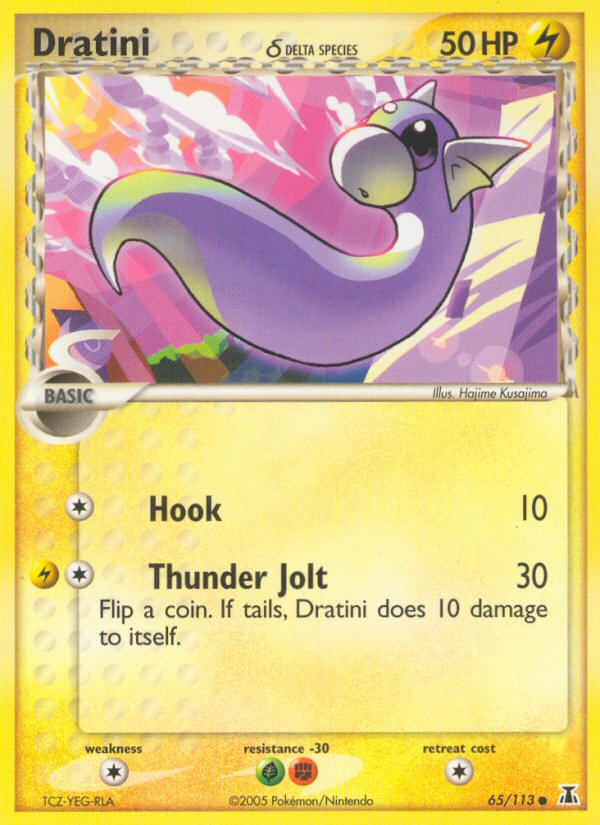 Dratini (65/113) (Delta Species) [EX: Delta Species] | Good Games Cannington