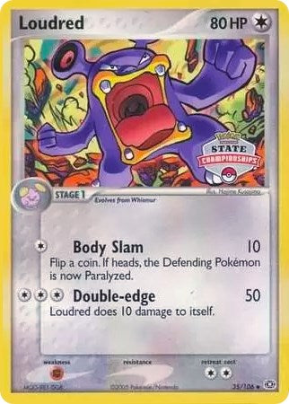 Loudred (35/106) (State Championships) [EX: Emerald] | Good Games Cannington