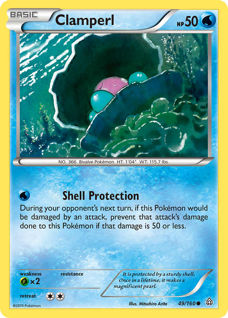 Clamperl (49/160) [XY: Primal Clash] | Good Games Cannington