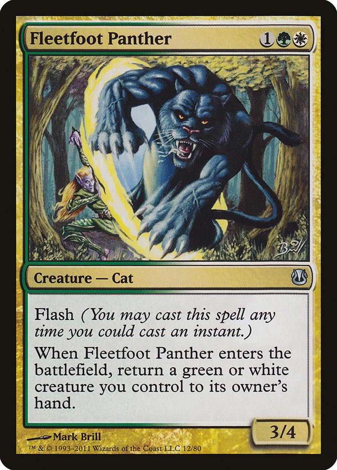 Fleetfoot Panther [Duel Decks: Ajani vs. Nicol Bolas] | Good Games Cannington