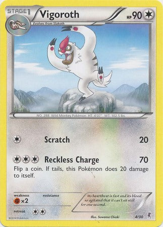 Vigoroth (4/30) [XY: Trainer Kit 1 - Bisharp] | Good Games Cannington