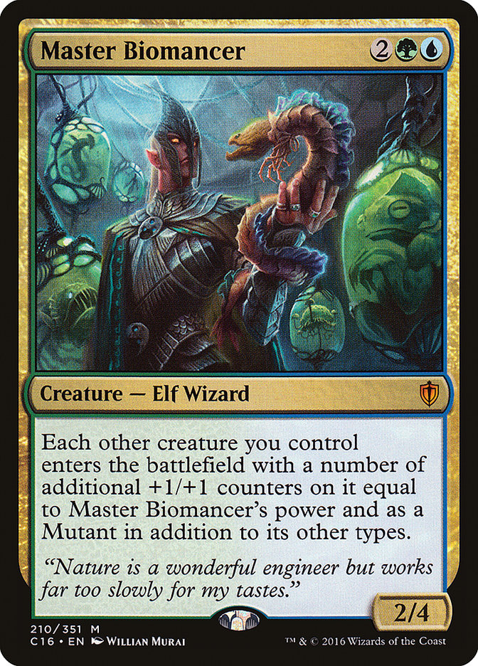 Master Biomancer [Commander 2016] | Good Games Cannington