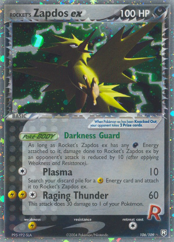 Rocket's Zapdos ex (106/109) [EX: Team Rocket Returns] | Good Games Cannington