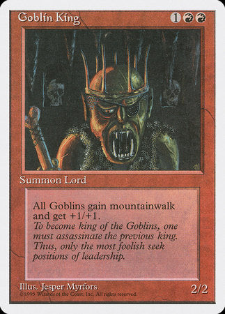 Goblin King [Fourth Edition] | Good Games Cannington